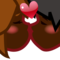 Kiss - Black emoji on Emojidex